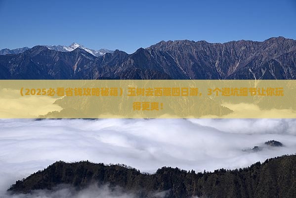 玉树去西藏四日游