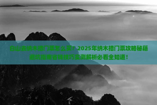 白山去西藏纳木措门票