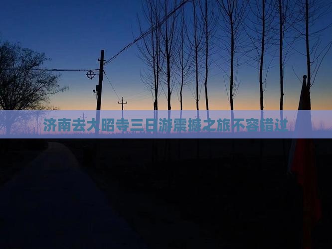 济南去西藏大昭寺三日游