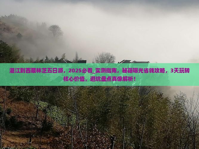 湛江到西藏林芝五日游