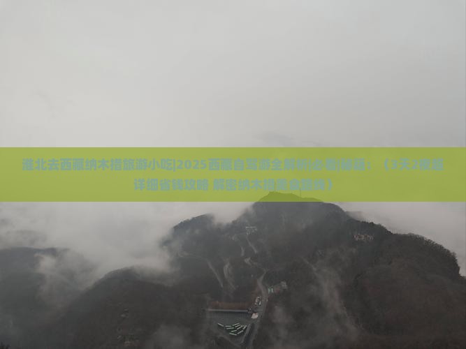 淮北去西藏纳木措旅游小吃