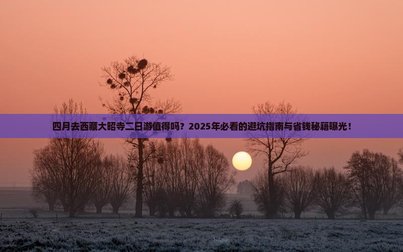 四月去西藏大昭寺二日游