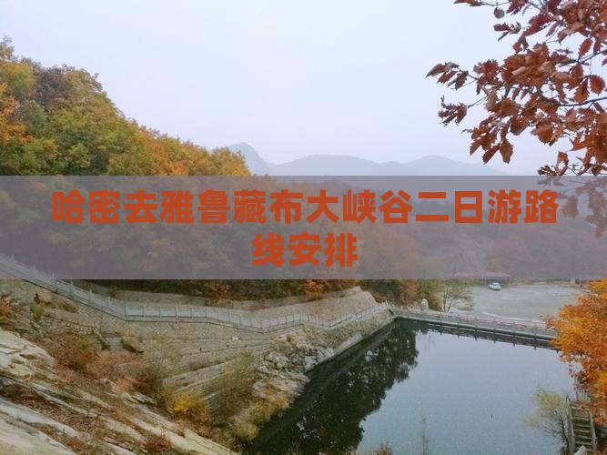 哈密去西藏雅鲁藏布大峡谷二日游