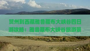 贺州到西藏雅鲁藏布大峡谷四日游