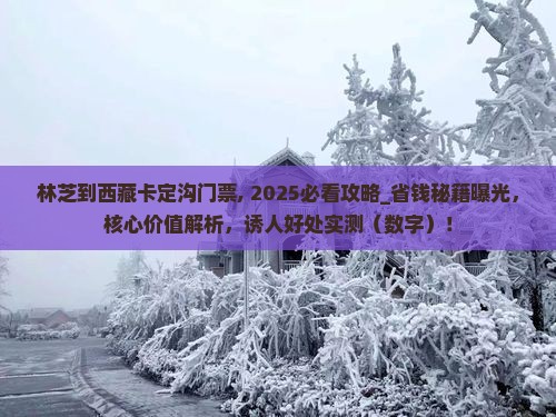 林芝到西藏卡定沟门票
