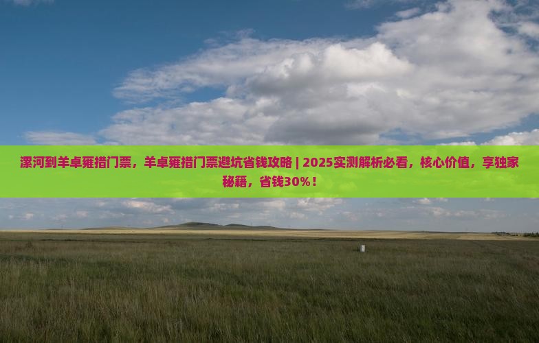 漯河到西藏羊卓雍措门票