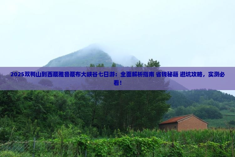 双鸭山到西藏雅鲁藏布大峡谷七日游