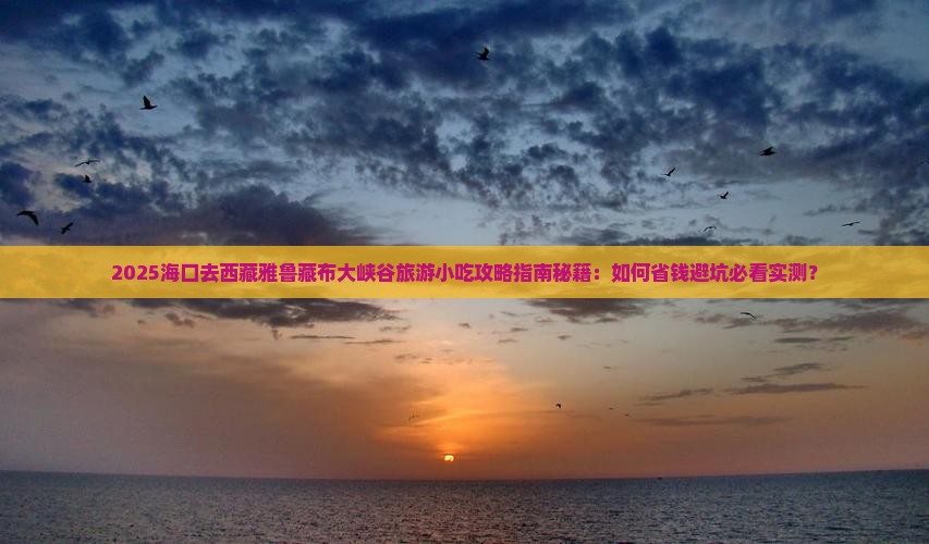 海口去西藏雅鲁藏布大峡谷旅游小吃