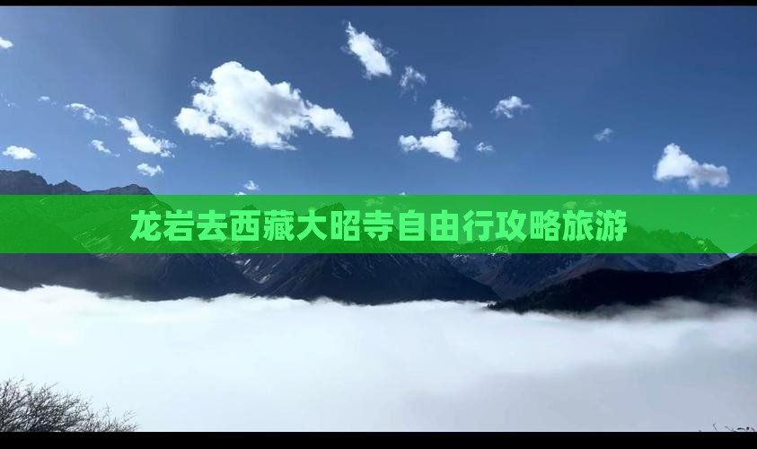 龙岩去西藏大昭寺自由行