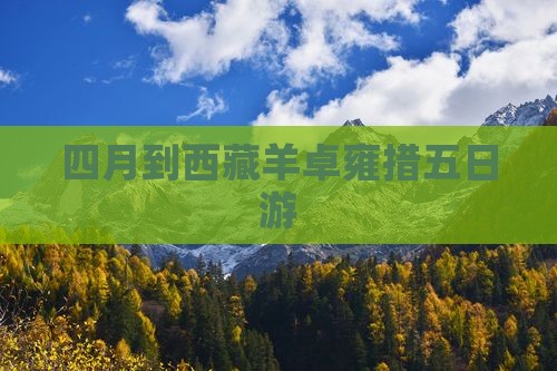 四月到西藏羊卓雍措五日游