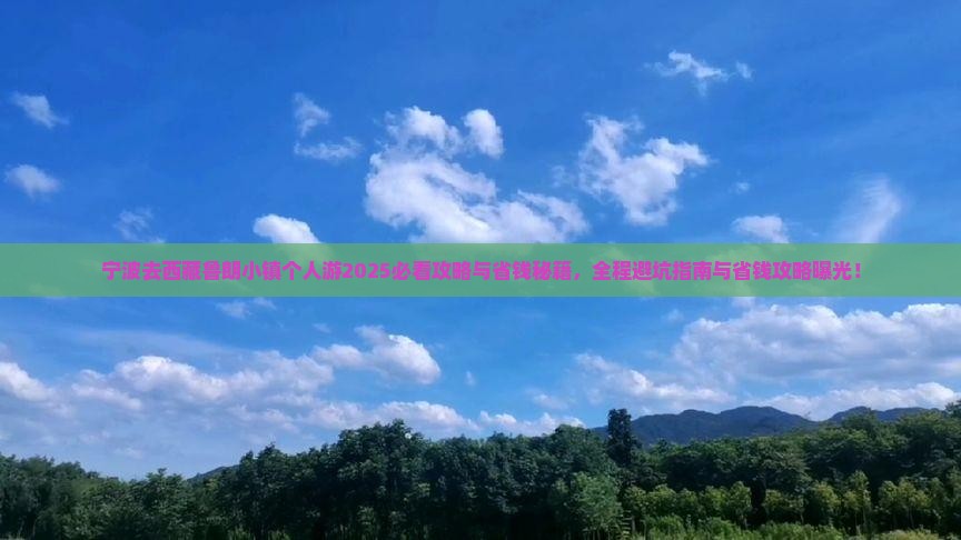 宁波去西藏鲁朗小镇个人游