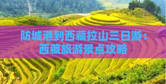 防城港到西藏色季拉山三日游