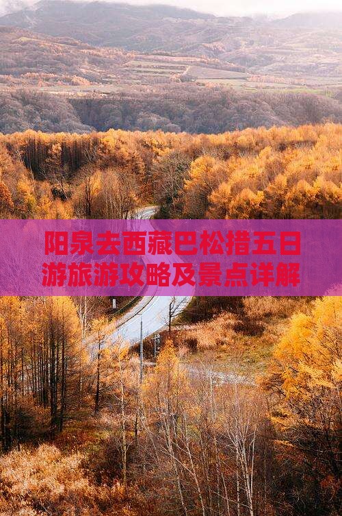 阳泉去西藏巴松措五日游