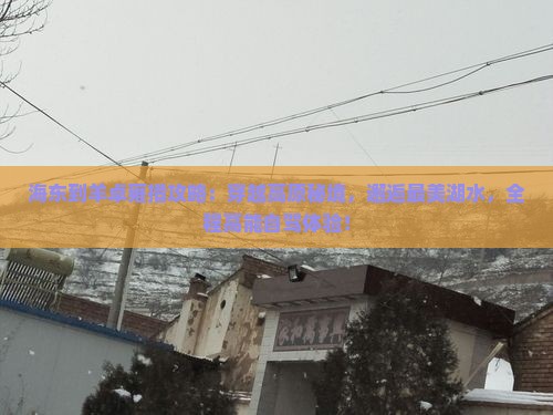 海东到西藏羊卓雍措攻略