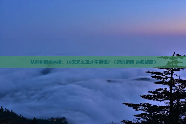柳州到西藏纳木措旅行社