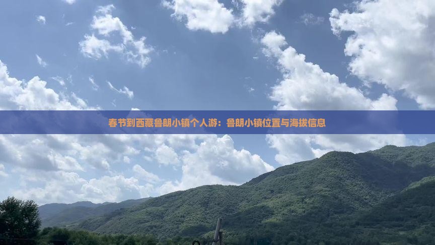 春节到西藏鲁朗小镇个人游