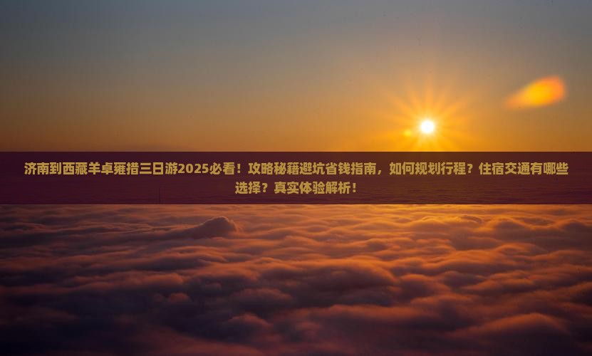 济南到西藏羊卓雍措三日游