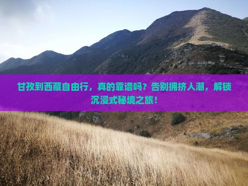 甘孜到西藏自由行
