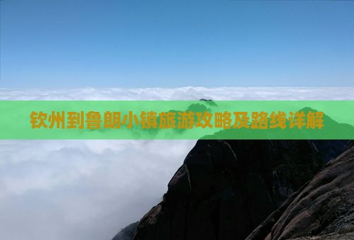 钦州到西藏鲁朗小镇攻略