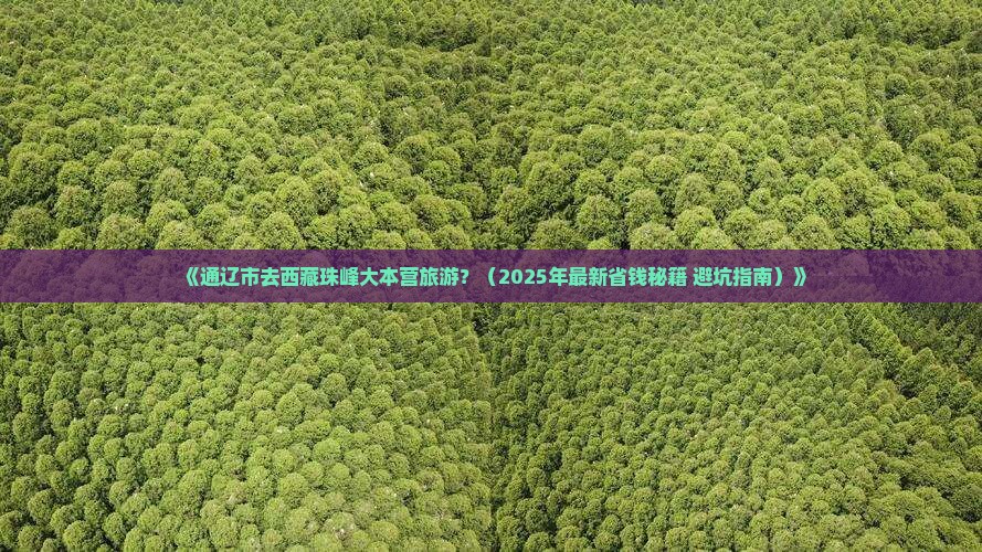 通辽市去西藏珠峰大本营旅游