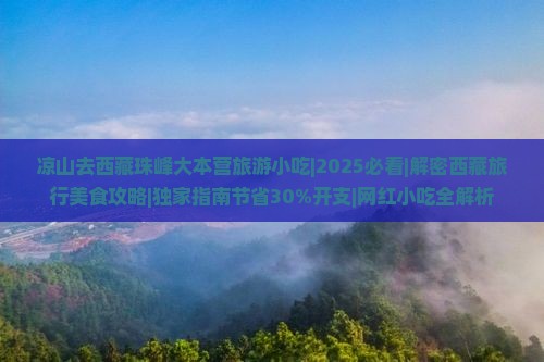 凉山去西藏珠峰大本营旅游小吃