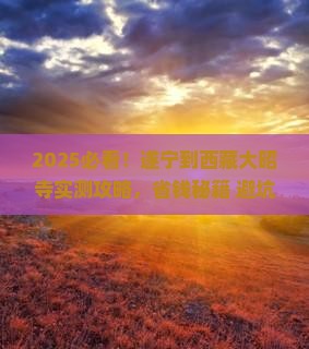 遂宁到西藏大昭寺旅游