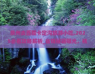 泉州去西藏卡定沟旅游小吃