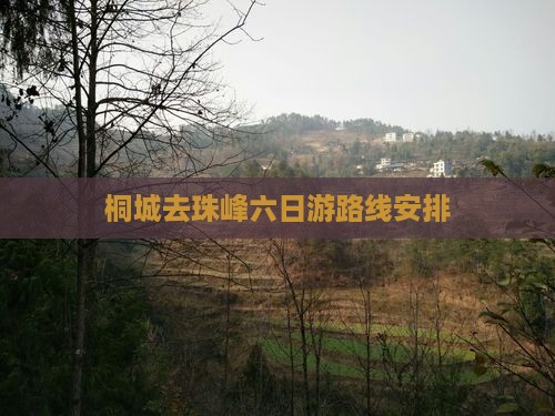 桐城去西藏珠峰大本营六日游