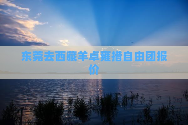 东莞去西藏羊卓雍措自由团