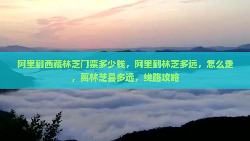 阿里到西藏林芝门票 阿里到西藏林芝门票