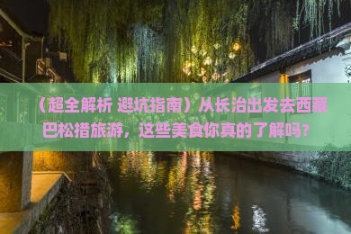 长治到西藏巴松措旅游小吃