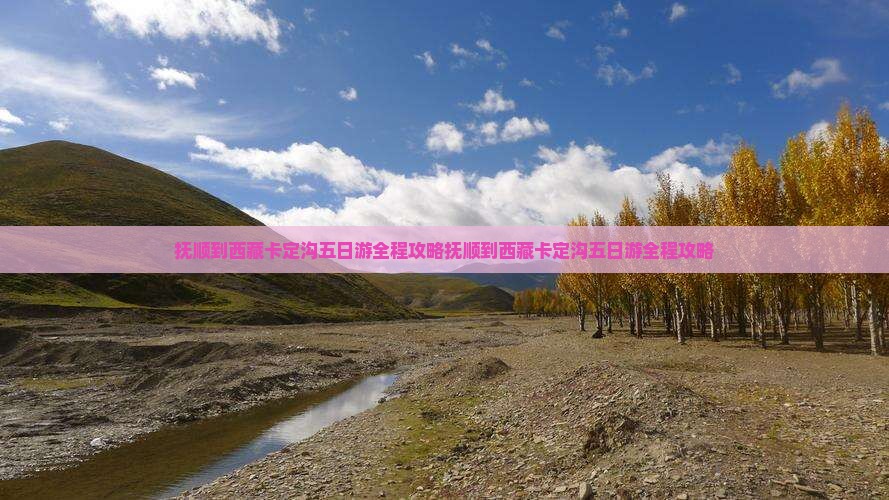 抚顺到西藏卡定沟五日游