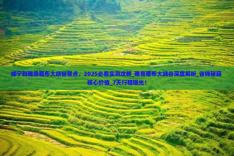 咸宁到西藏雅鲁藏布大峡谷景点
