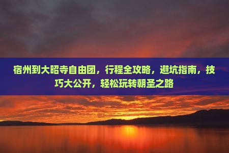 宿州到西藏大昭寺自由团