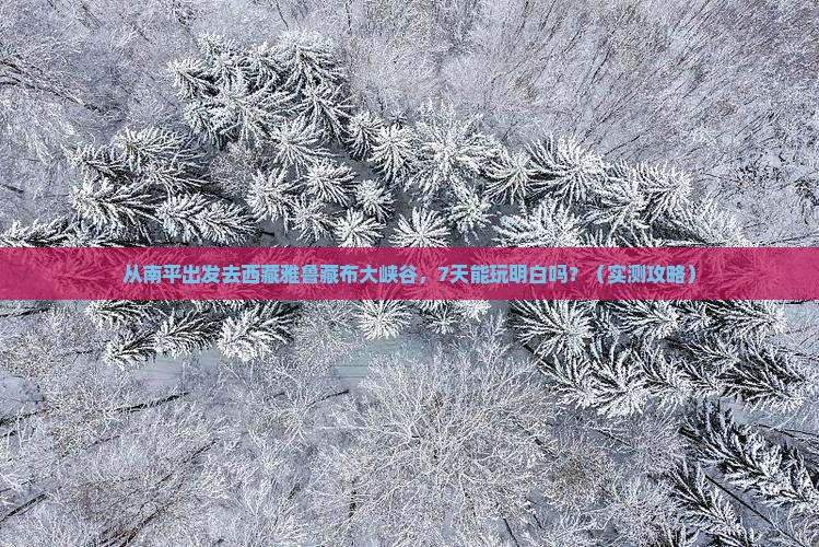 南平去西藏雅鲁藏布大峡谷七日游