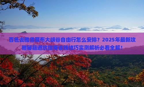 百色去西藏雅鲁藏布大峡谷自由行