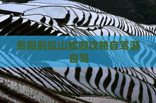 贵阳到西藏色季拉山个人游