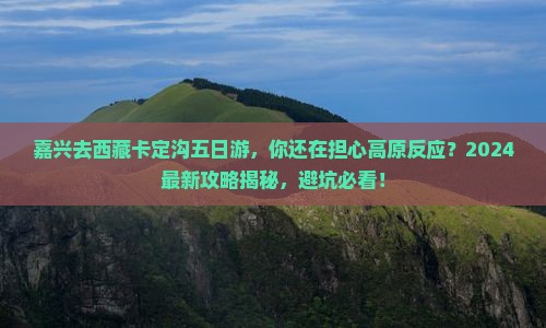 嘉兴去西藏卡定沟五日游