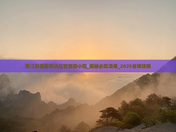 怒江到西藏布达拉宫旅游小吃