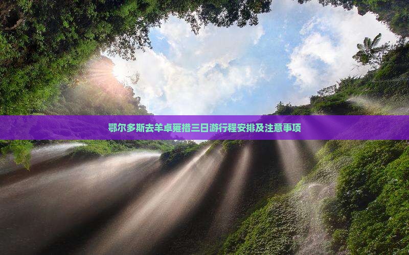 鄂尔多斯去西藏羊卓雍措三日游