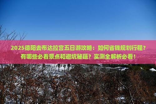 德阳去西藏布达拉宫五日游