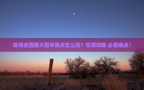 珠海去西藏大昭寺景点 珠海去西藏大昭寺景点
