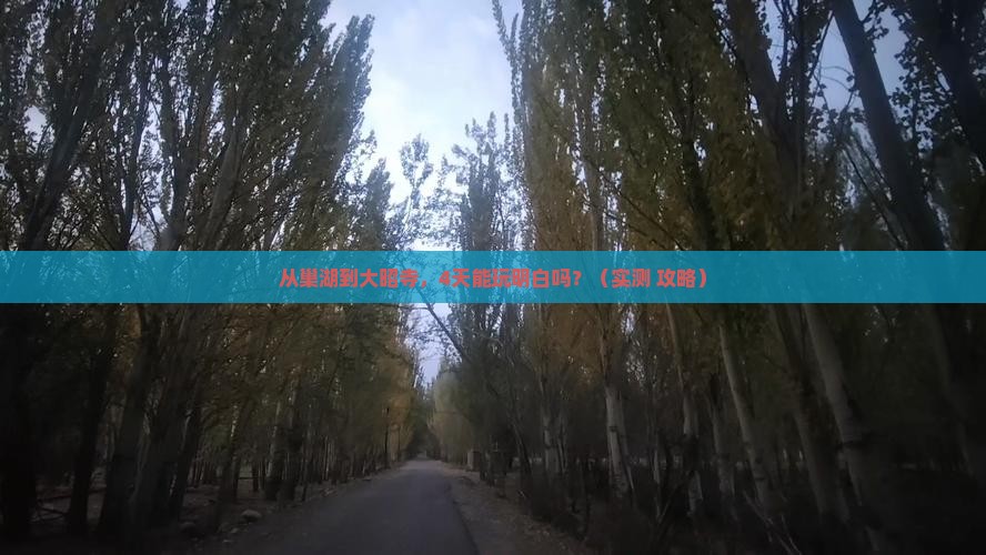 巢湖到西藏大昭寺四日游