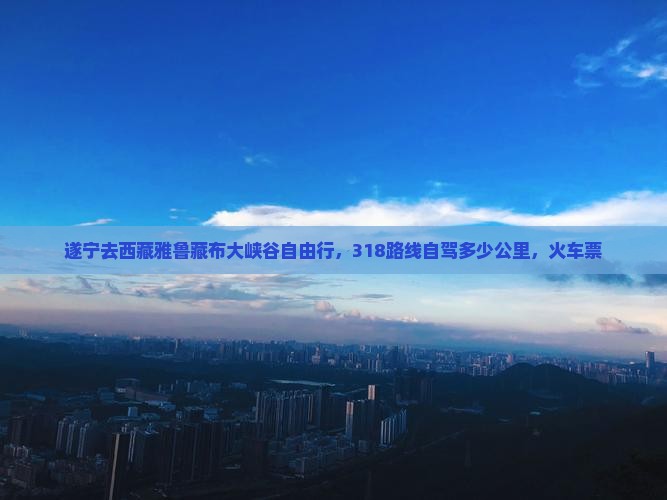 遂宁去西藏雅鲁藏布大峡谷自由行