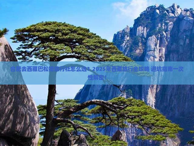 合肥去西藏巴松措旅行社