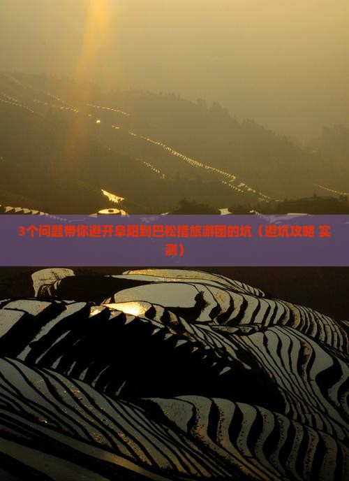 阜阳到西藏巴松措大型旅游团