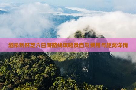 酒泉到西藏林芝六日游