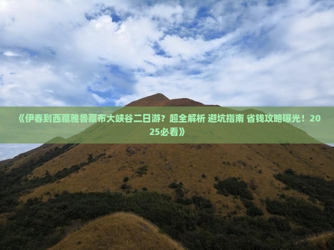 伊春到西藏雅鲁藏布大峡谷二日游