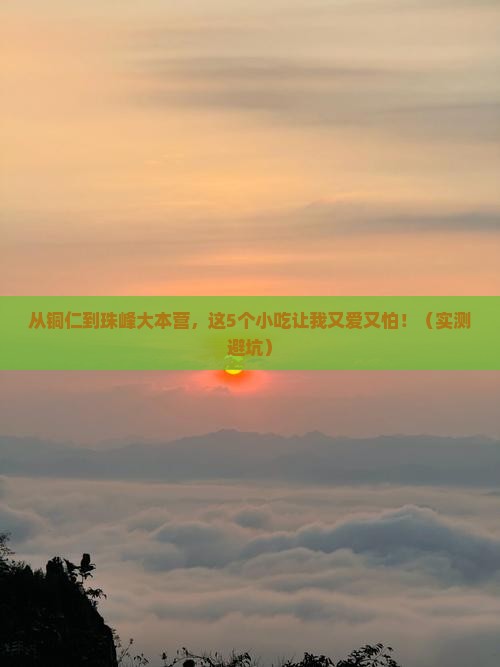 铜仁到西藏珠峰大本营旅游小吃