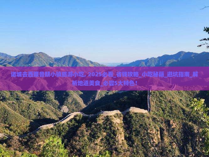 诸城去西藏鲁朗小镇旅游小吃